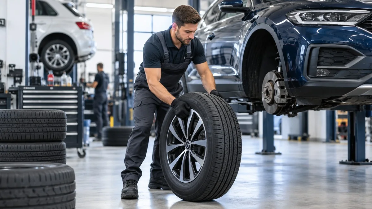 Tire and Car